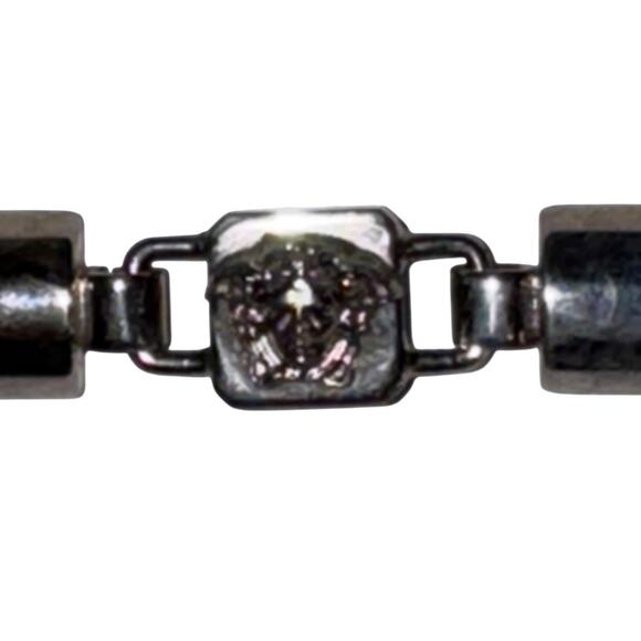 Vintage Versace Silver Medusa Chain Belt Size Small - Picture 4 of 7